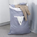 Gyihoong Hanging Laundry Bag 100% Linen, 20 X 27 P 6