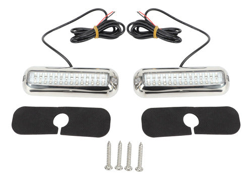 2 Unidades 42 Led Para Barcos Transom Light 1036v Ip68 À Pro 1