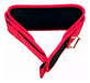 Red Weightlifting Belt + Back Straps Gym Weightlifting Cinch 4