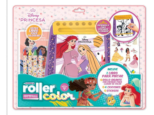 SORELLA LIBROS - Roller Princesas - Libro Para Colorear Desenrolla Y Pinta 0