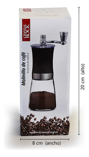 Stainless Steel Manual Coffee Grinder with Ceramic Mill 9