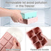 Art Home Silicone Ice Cube Tray with Lid - Large Ice Cubes for Drinks 4