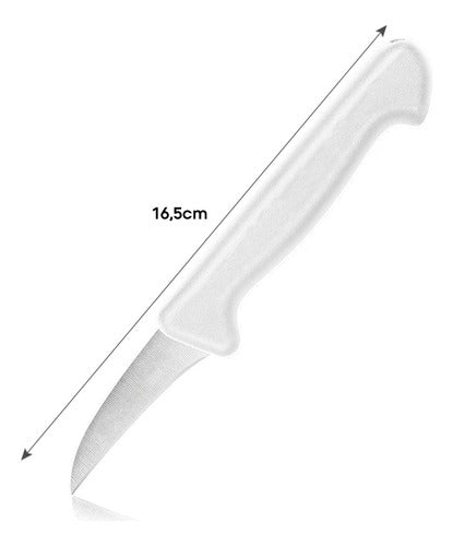 Boker Arbolito Kitchen Knife 6 cm Stainless Steel White Handle 1