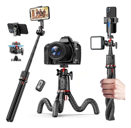 Flexible Trípode De Teléfono Selfie Stick - Mini Soporte De 0