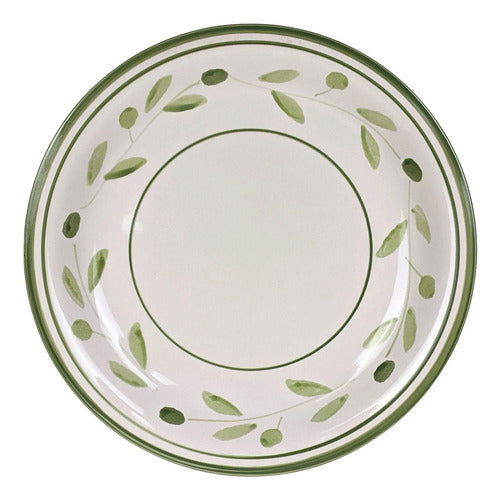 DP35 Set of 6 Flat Plates 27cm Diameter, Various Designs 0