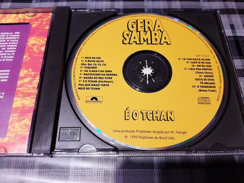 Gera Samba - E O Tchan - Cd Original Impecable Brasil 90 3