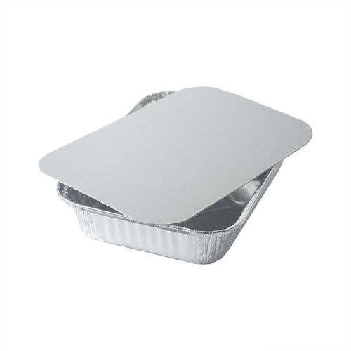 Aluminum Tray F100 with Lid x 200 Units - Manufacturer ALPAC 1