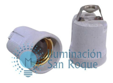 Iluminación San Roque Portalampara Cerámica E27 (10 Unidades) 0