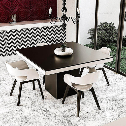 Ciudad Muebles Square Dining Table 130x130cm with Central Base 0