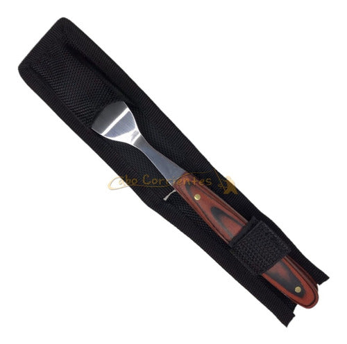 Venado Set Cuchillo Tenedor Acero Inoxidable + Funda Cocina 4