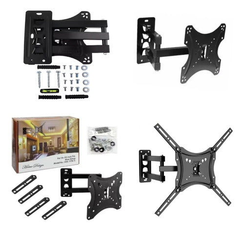 Generic Wall Mount Bracket for TV/Monitor 14-55 Black 0