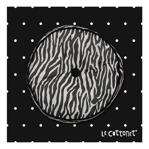 Exclusive Round Decorative Cushions by Le Cottonet for Chairs 128