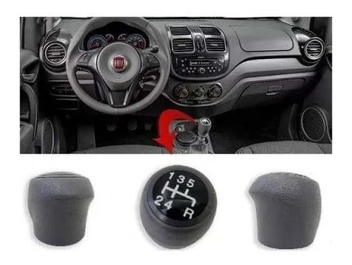 Fiat Palio 326 Grand Siena Gear Shift Knob with Detail 5