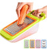 Patagonia Home Manual Vegetable Grater with 4 Interchangeable Blades 0