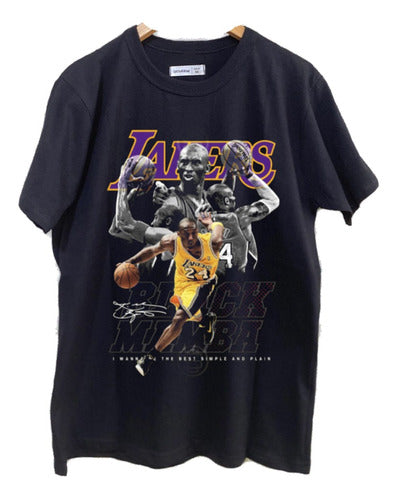 Printed DTG Full HD Kobe Bryant Lakers NBA T-shirts 0