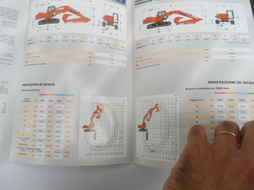 Folleto Tractor Fiat Hitachi 200 Pala Mecanica No Es Manual 1