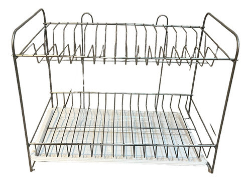 Arríale 2-Tier Dish Rack with Capacity for 16 Plates 2