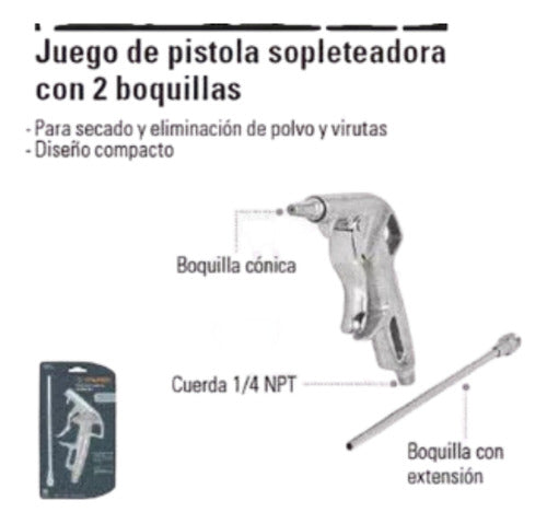 Pistola Para Sopletear Motores Alta Presión Truper 3