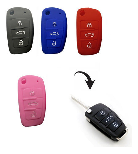 Audi Silicone Key Cover for A1 A3 A4 A5 A6 A7 A8 TT Q3 0