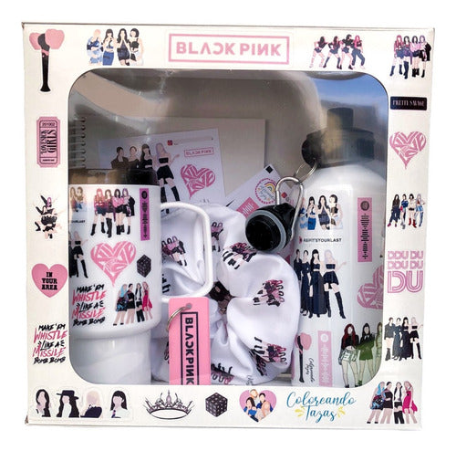 Blackpink Kpop Box Ideal Gift Set *Mug+Hoppy+Scrunchie+etc* 6