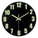 DIYZON Luminous Wall Clock, Wooden Wall Clock 1