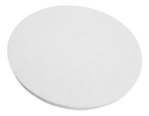 White Fiber Cloth for Floor Polishing 20 Inches X5 Units 0
