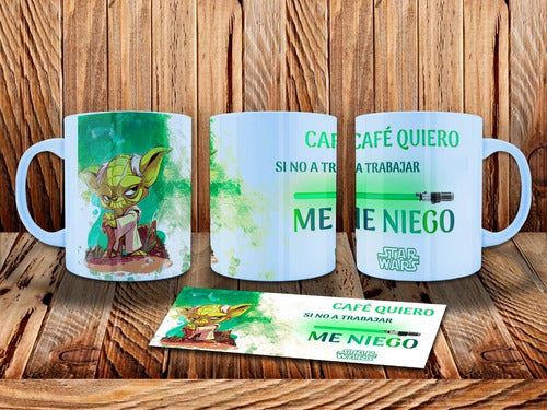 Taza Yoda Star Wars De Cerámica 0