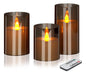 Wemarry Flameless Candles 10cm, 13cm, and 15cm for Decoration 0