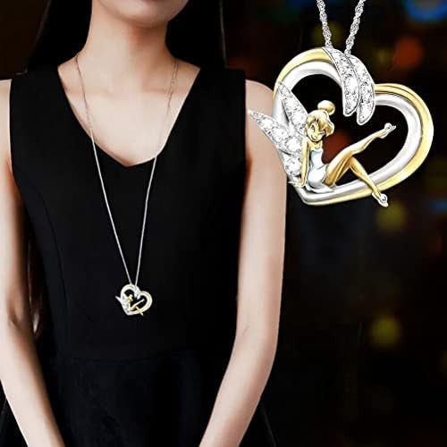 Fairy Heart Women's Fairy Heart Necklaces with Silver Pendant 3