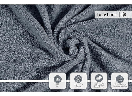 Lane Linen 24 Pc Toallas Para Baño - 100% Algodón, Toallas De 2