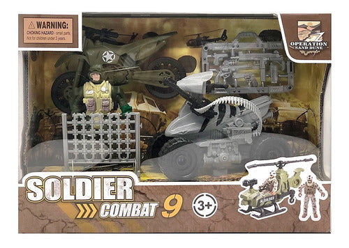 New Army Soldier Toy Set Military Kit for Kids 0