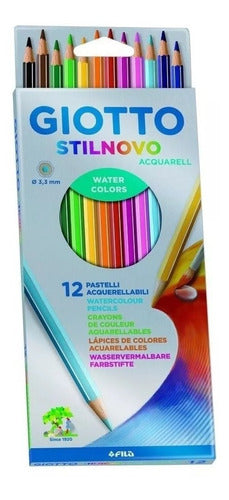 Giotto Watercolor Colored Pencils Brush X12 0