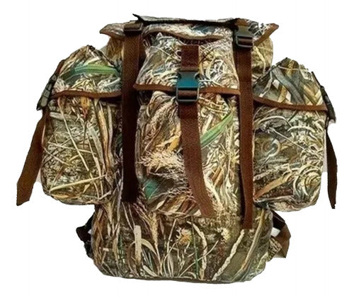 Savage Tactical Backpack 40L Camo Leaf El Jabali 0