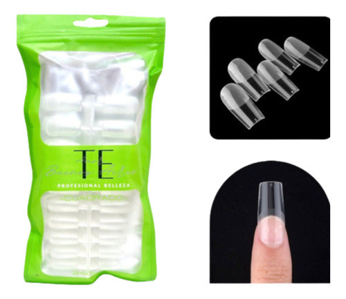 T&E Soft Gel Press On Nails Tips X240 Pre-filed Lefemme 0