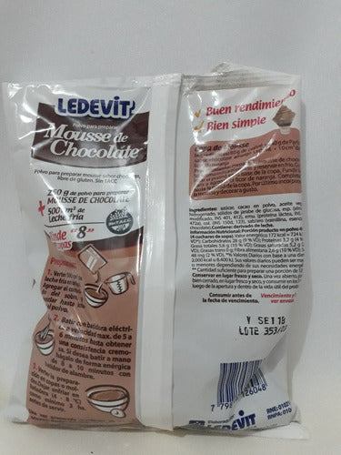 Ledevit Chocolate Mousse Powder 250 Gr 1