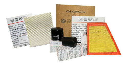 Original VW Suran Air Oil Fuel Pollen Filter Kit 0