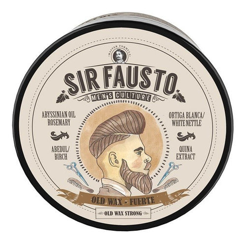 Sir Fausto Old Wax Strong Hold 50ml Barber Barbero 1