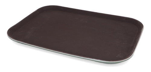 Generic Rectangular Non-Slip Serving Tray 46 X 36 Cm 0