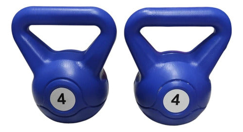 Tourmalhyn Kettlebell Set 2 X 4Kg Fitness Gym 8Kg 0