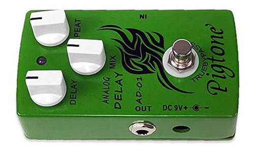 Pigtone Pp-22 Analog Delay Pedal De Efecto De Guitarra Con T 3