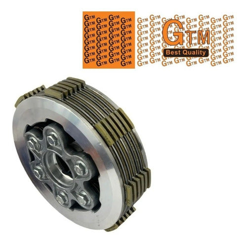 Embrague Completo Moto Cg/gs 200 Cc.  70 Dts. 6 Discos/6 Tor 1