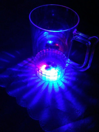 60  Vasos Chops Luminosos 3 Led C/u 2