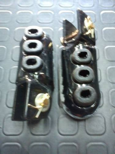 Front Footpegs Yamaha Tenere 250cc with Rubber by RPMotos 3