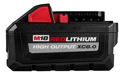 Milwaukee 48-11-1880 M18 REDLITHIUM High Output 18V 8.0 Ah Lithium-Ion Battery Pack 0