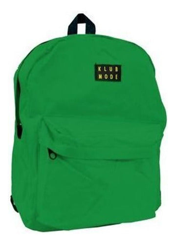 Modax 17" Urban Backpack Solid Green Klub Mode - 31916 0