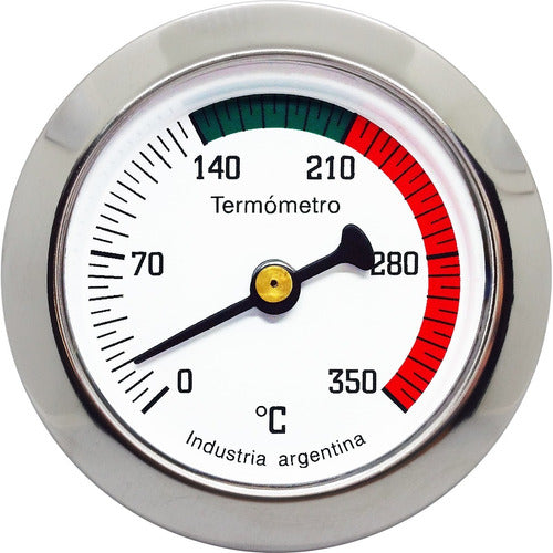 GSA Reloj Termometro Medidor Temperatura Puerta Horno Barro 350º 7