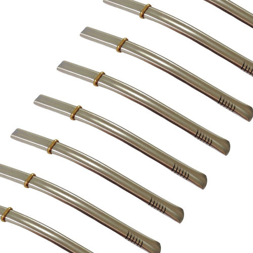 Mate Stanley Stainless Steel Flat Bronze Straw x 100 Units 0