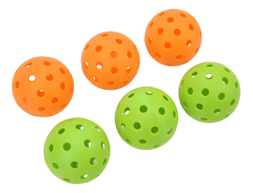 Bolas De Picleball Para Quadras Ao Ar Livre, 6 Peças De Bola 0