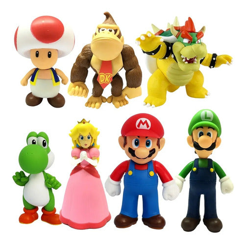 Figura Mario Bros Articulada 13 Cm. 0