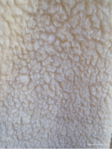 Natural Stiff Sheepskin Fabric 5